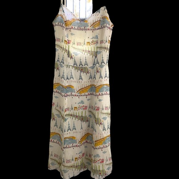 Gorgeous 100% cotton vintage For Joseph "Paris" Dress size M - Picture 1 of 6
